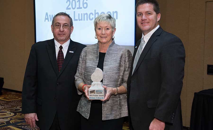 Brenda Edwards receives Pioneer Award