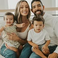 Anthony Espinoza and family