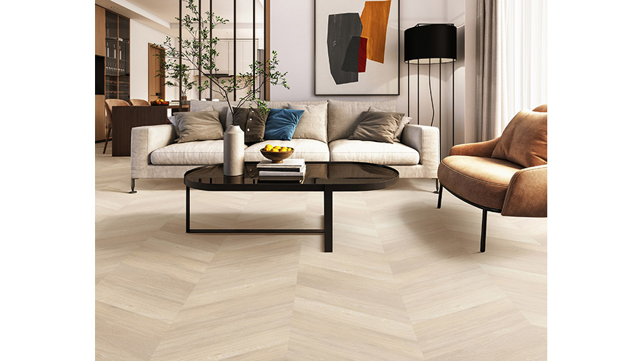 AVA's Chevron luxury vinyl plank