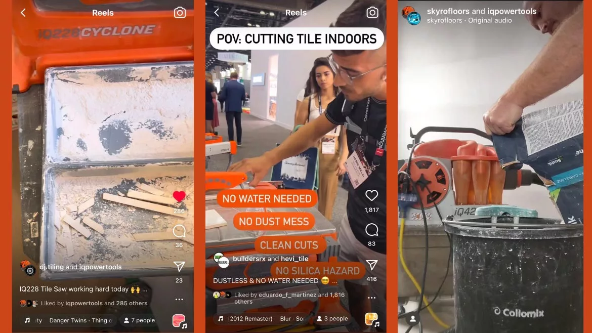 iQ Power Tools social media campaign