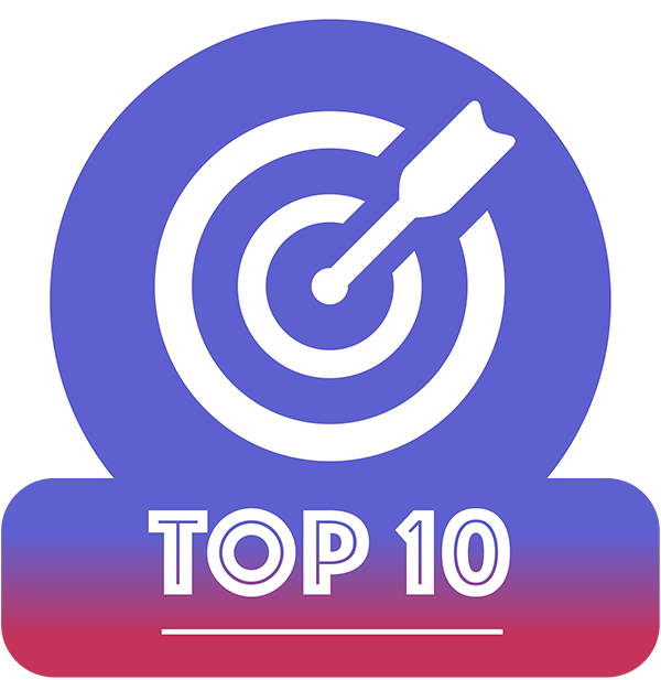 Top 10 badge