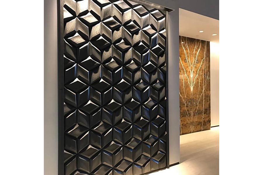 Unique Design Solutions' Vertical Illusion 3D Architectural Wall Panel