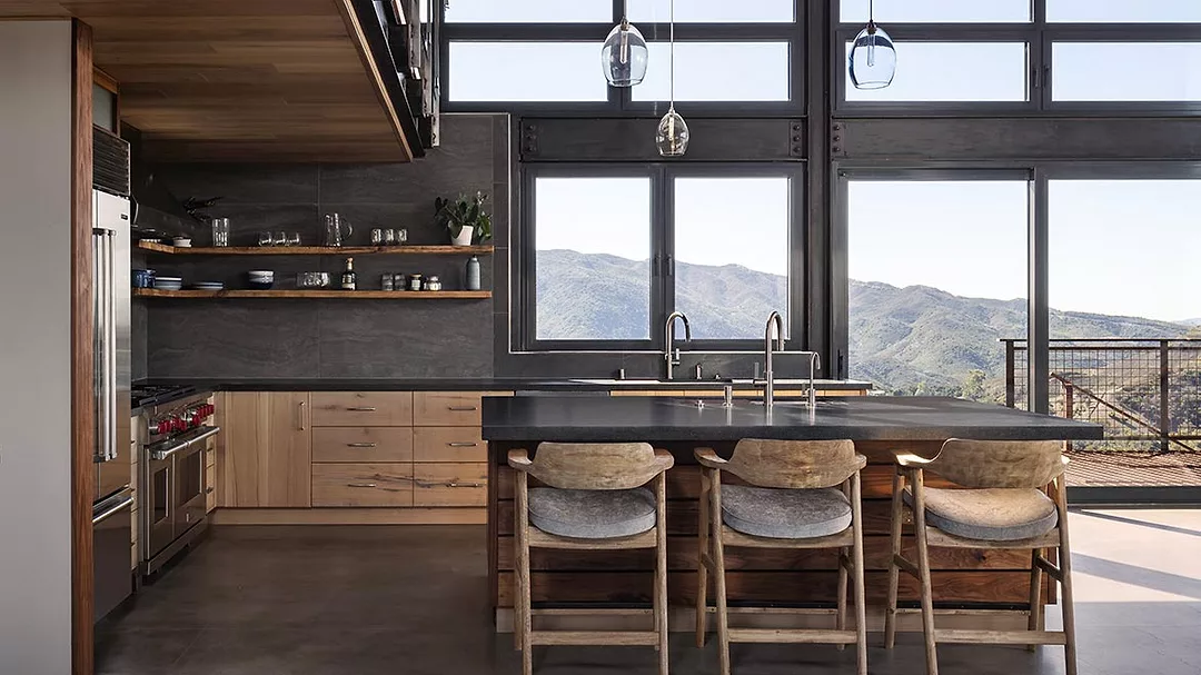 Malibu House kitchen