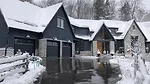 Mulmur residence with snow and ice melting system
