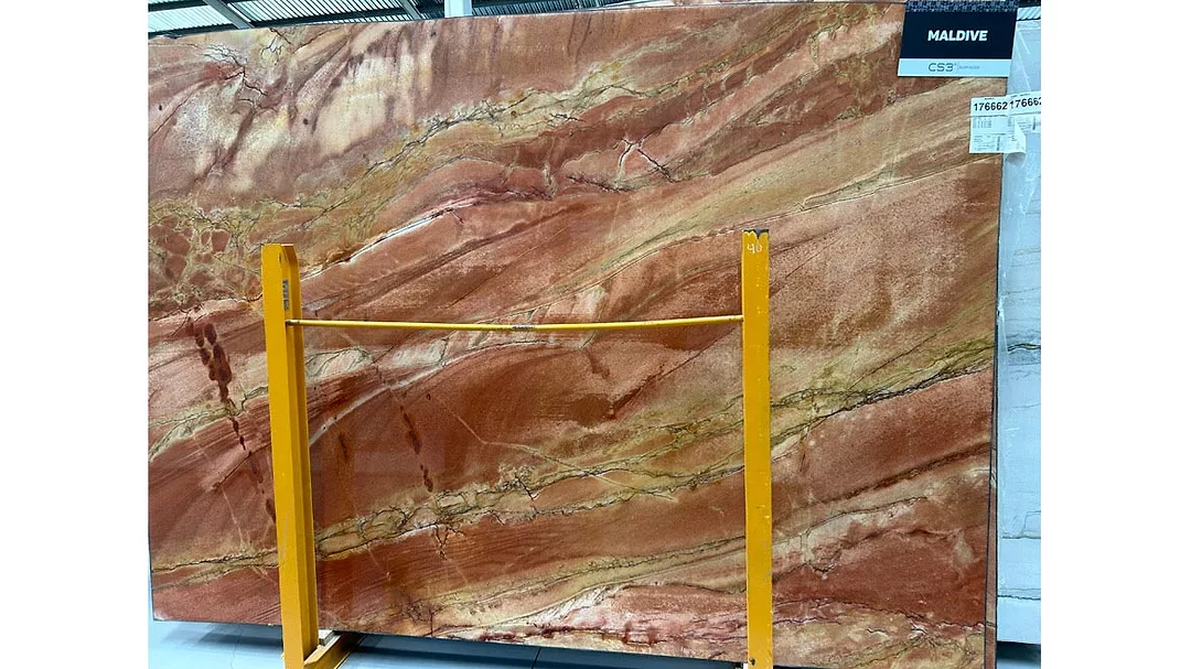 Maldive rusty orange slab