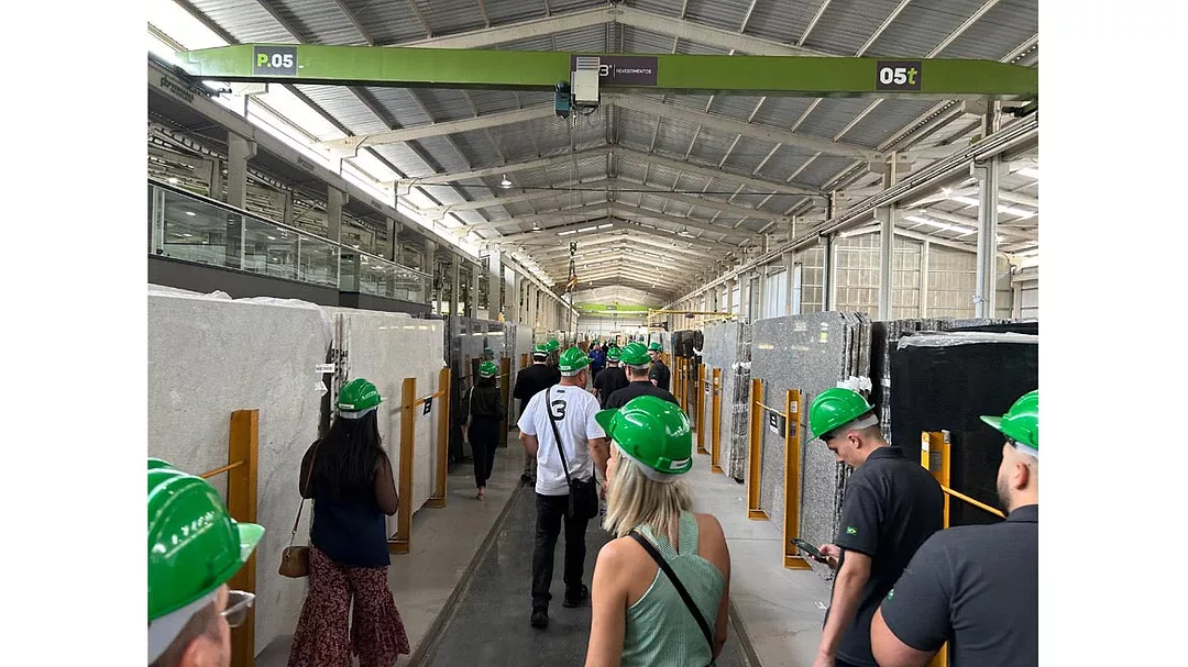 CS3 showcased a wide variety of stone slabs