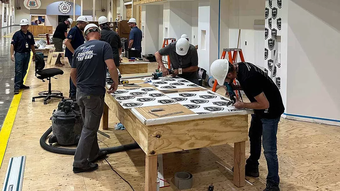 specialized training for installing non-PVC luxury vinyl flooring