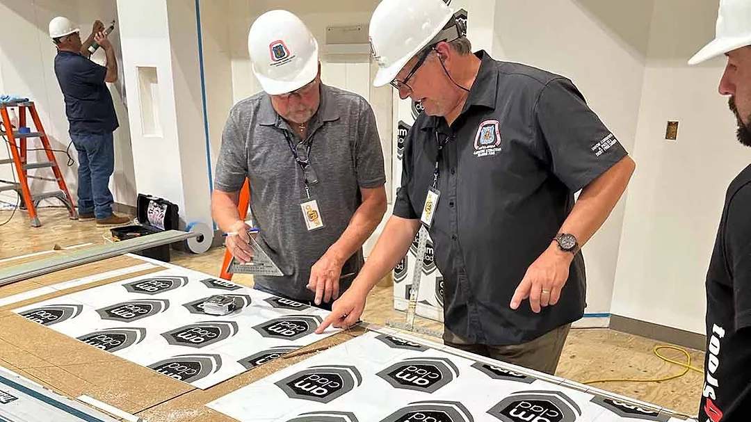 specialized training for installing non-PVC luxury vinyl flooring