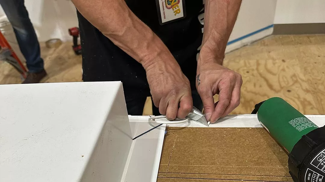 specialized training for installing non-PVC luxury vinyl flooring