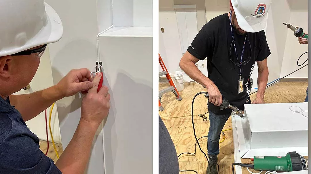 specialized training for installing non-PVC luxury vinyl flooring