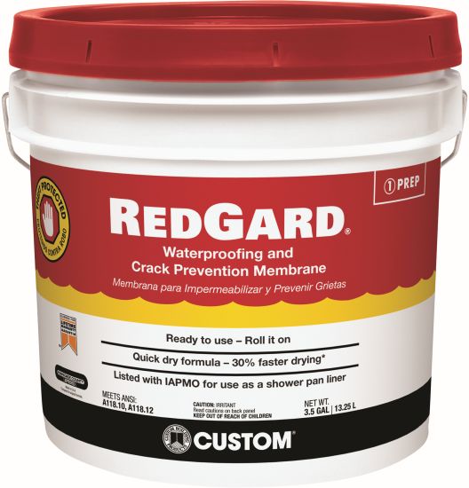 RedGard® Waterproofing and Crack Prevention Membrane