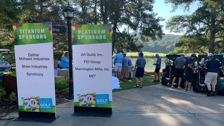 Titanium and Platinum Sponsors for this year’s Alan Greenberg Charity Golf Tournament
