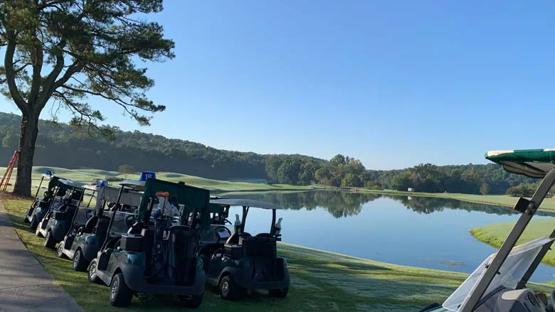 Barnsley Garden’s golf course 