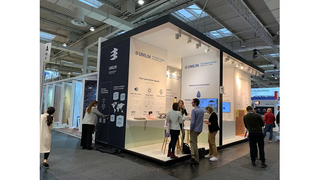 Unilin booth at Domotex